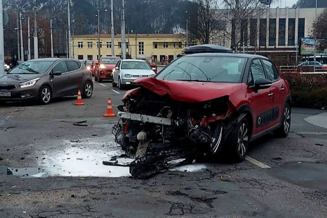 Dopravná nehoda v Banskej Bystrici