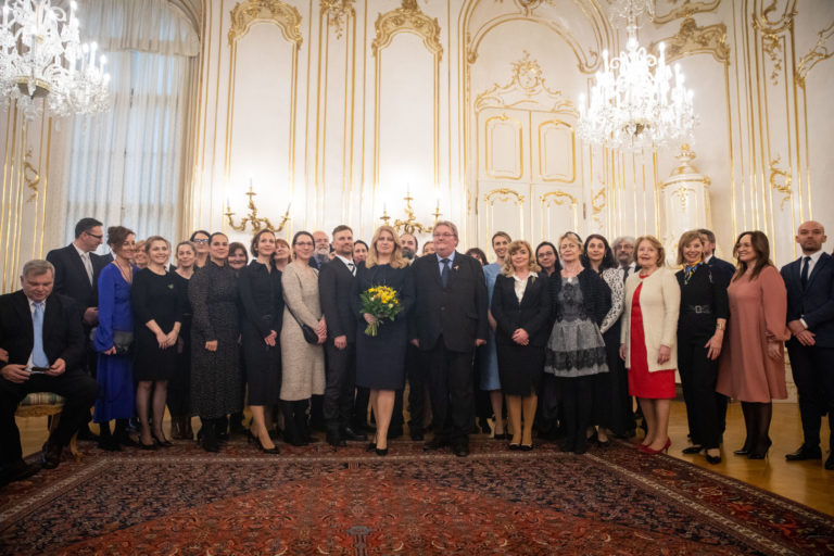 PREZIDENT: Novoročné prijatie