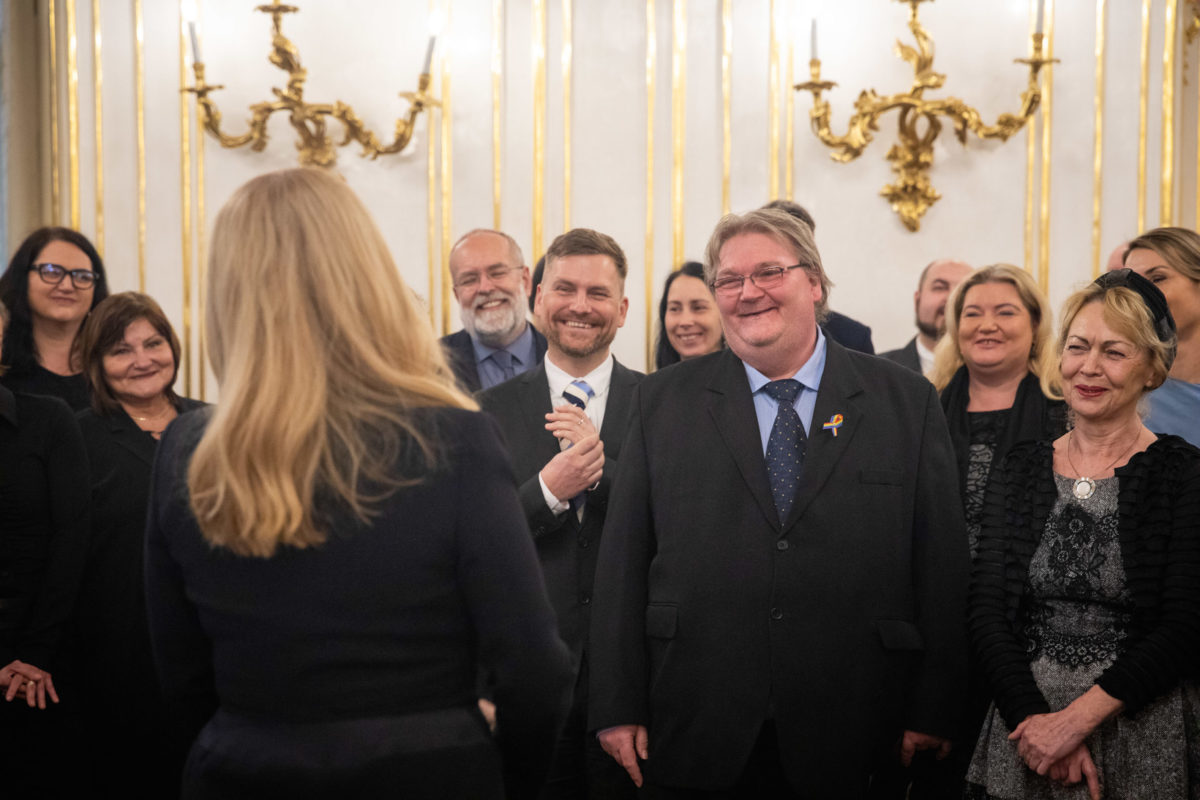 PREZIDENT: Novoročné prijatie