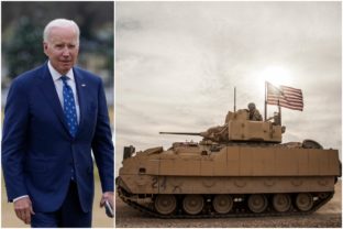Biden, bojové vozidlo Bradley