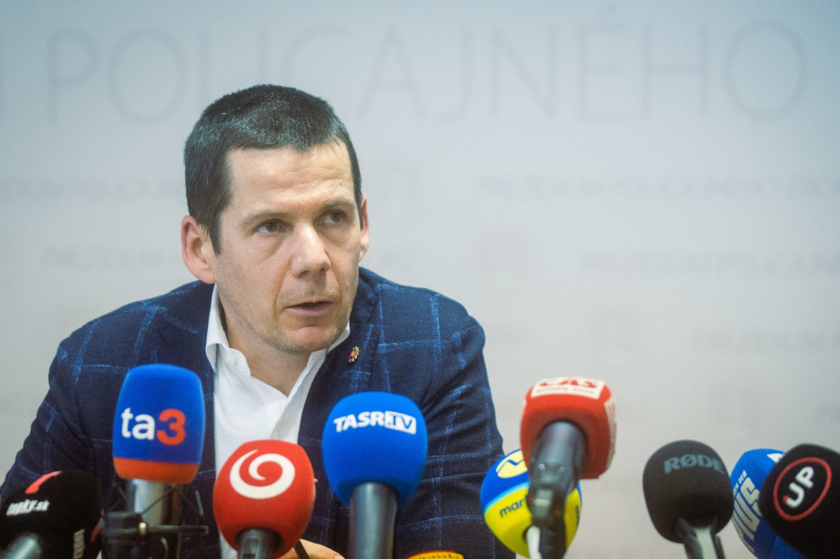 Tlačová beseda na Prezídiu Policajného zboru (PPZ) o aktuálnych informáciách v súvislosti s vraždou v Michalovciach