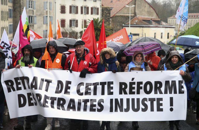 France Pension Protests
