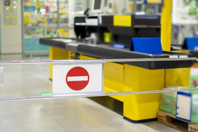 Supermarket, nakupovanie, obchod