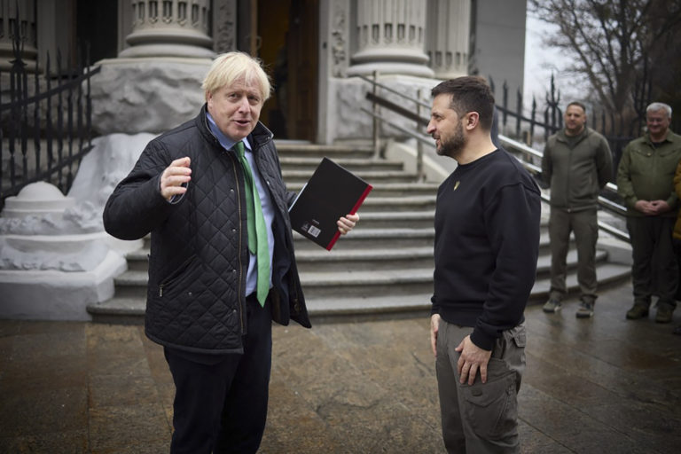 Boris Johnson, Volodymyr Zelenskyj