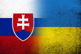 Slovensko, Ukrajina, vlajka, zástava