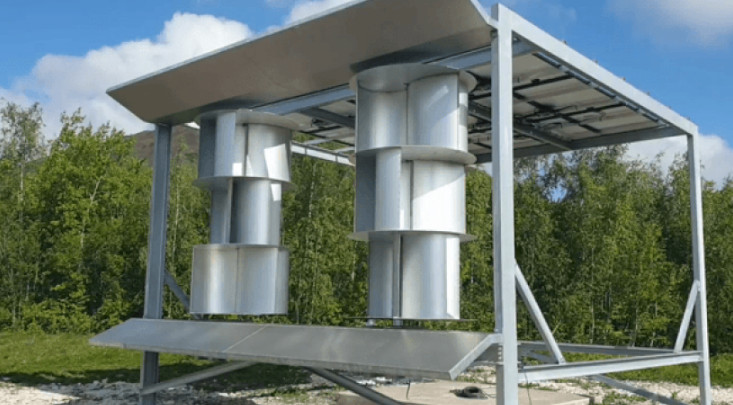 Unéole vyrába obnoviteľnú energiu pomocou vetra a slnka
