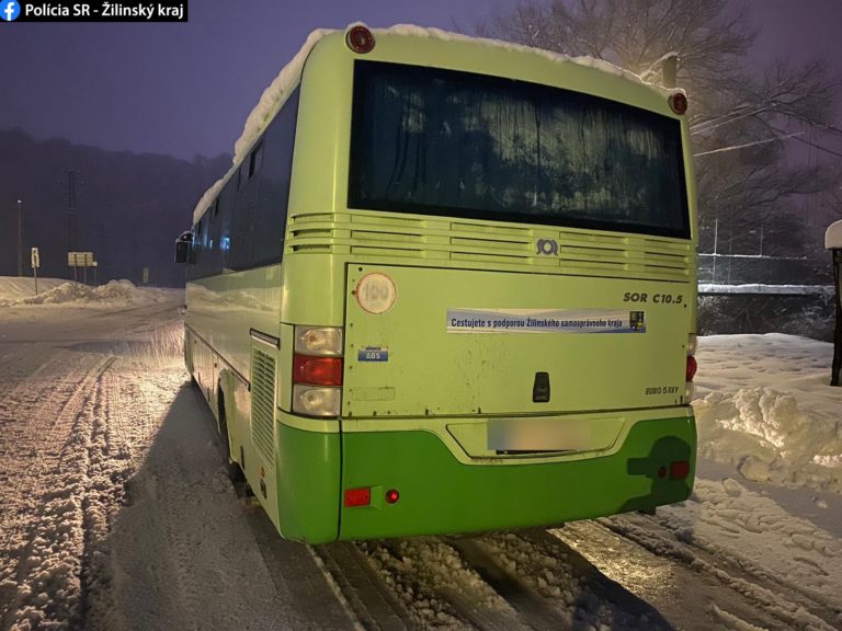 Opitý vodič autobusu