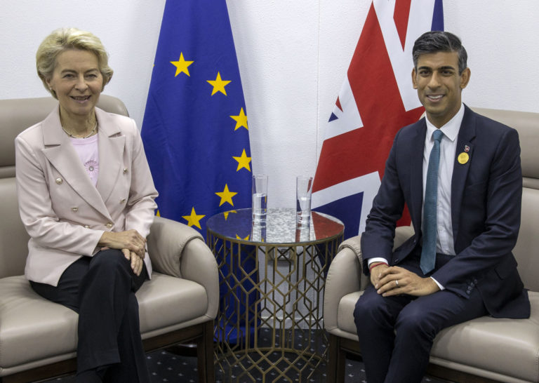 Rishi Sunak, Ursula von der Leyen