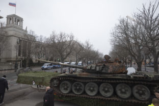 Ruský tank T 72, Berlín