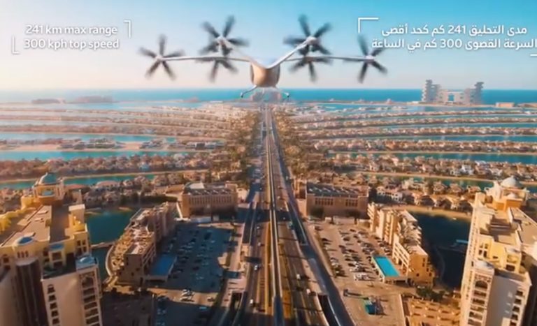Dubaj, lietajúci taxi