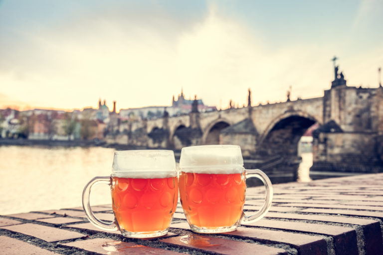 Pivo, Praha, Česko
