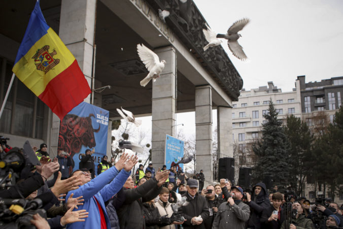 Moldavsko protest