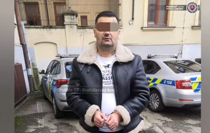 Zatknutý muž, polícia, Bratislava