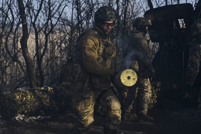 Ukrajinskí vojaci, Bachmut, Donecká oblasť