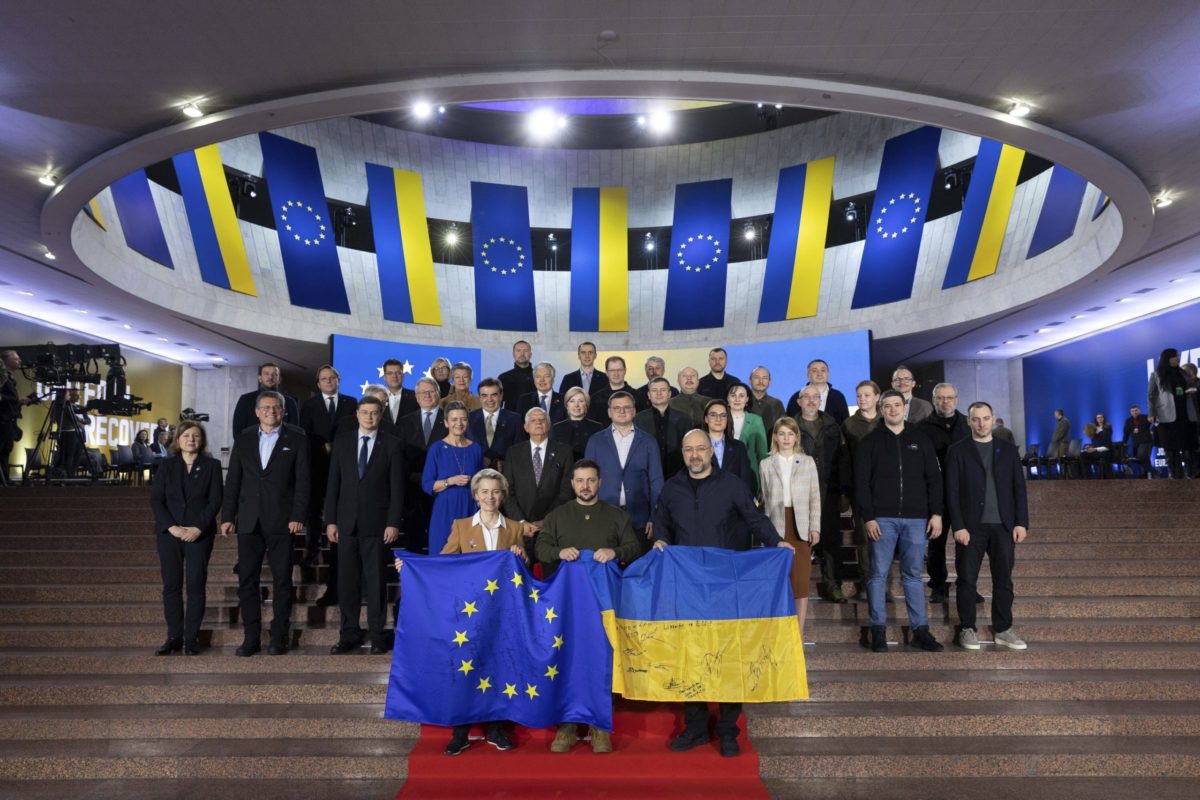 Ursula von der Leyenová, Volodymyr Zelenskyj, Denys Šmyhaľ