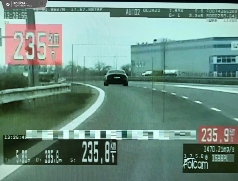 Prekročená rýchlosť, polícia