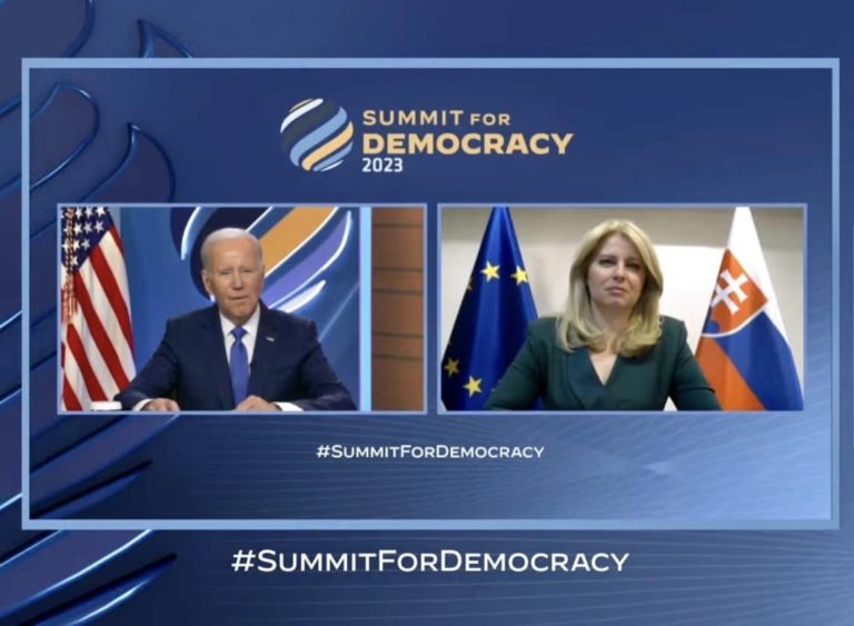 Zuzana Čaputová, Joe Biden