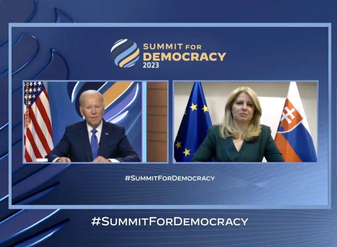 Zuzana Čaputová, Joe Biden