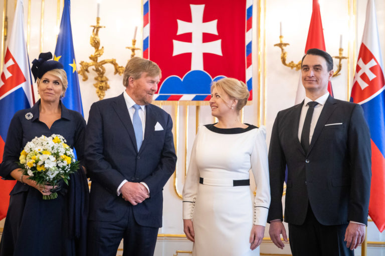 PREZIDENT: Prijatie holandského kráľa a kráľovnej