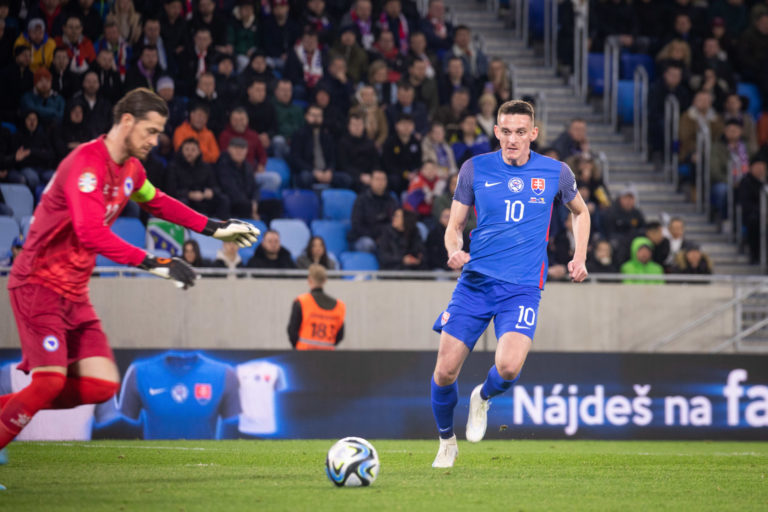 FUTBAL: Slovensko - Bosna a Hercegovina, Róbert Polievka