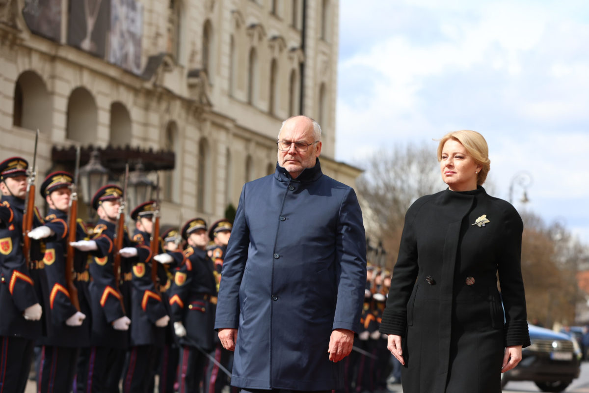 PREZIDENT: Prijatie estónskeho prezidenta