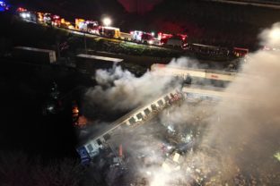 Zrážka vlakov v Grécku