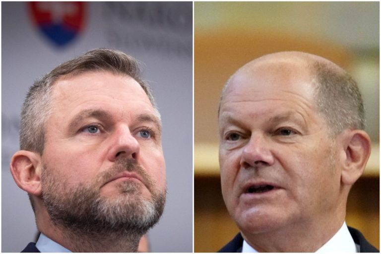Peter Pellegrini, Olaf Scholz