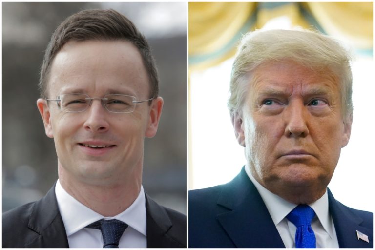 Szijjártó, Trump