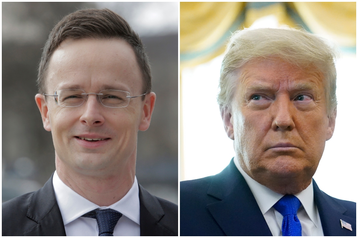 Szijjártó, Trump