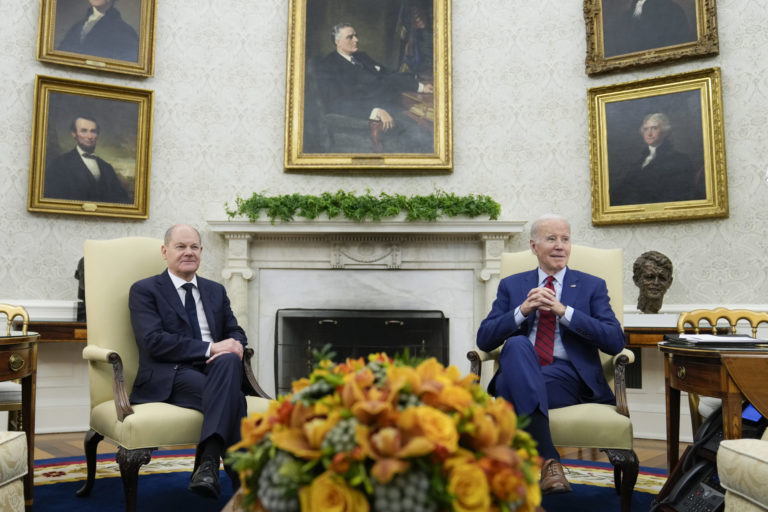 Joe Biden, Olaf Scholz