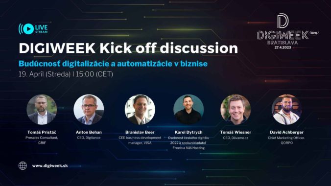 „Kick off Visionary panel“ Vitajte v automatizovanom digitá