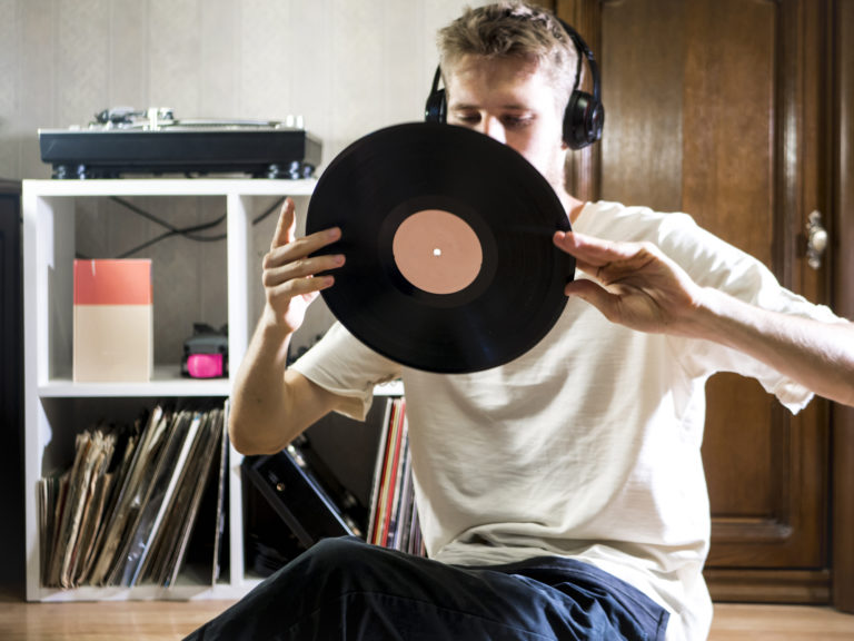 Vinylová platňa, hudba