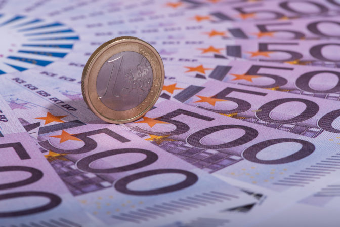 Euro, peniaze