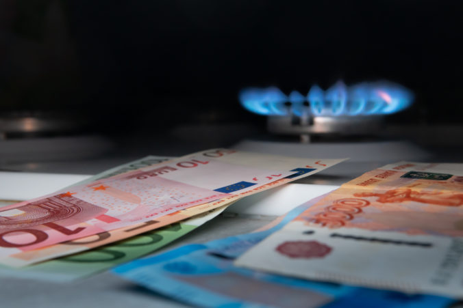 Euro, plyn, peniaze, ceny energií