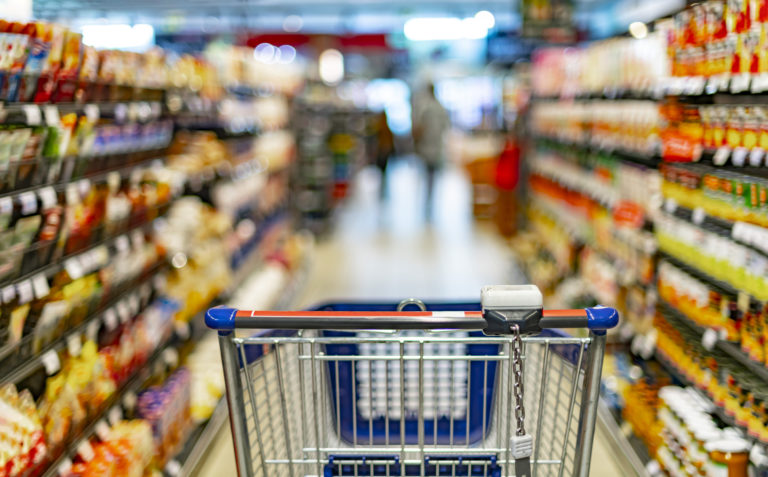 Supermarket, nakupovanie