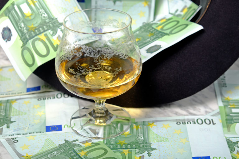 Alkohol, peniaze