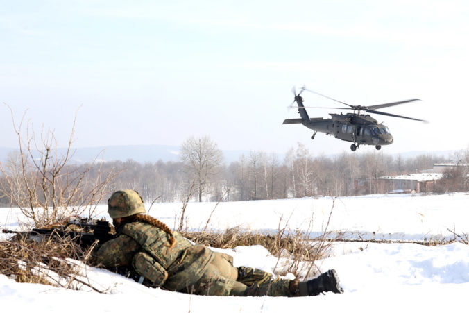 MO SR: Ukážka výcviku bojovej skupiny NATO