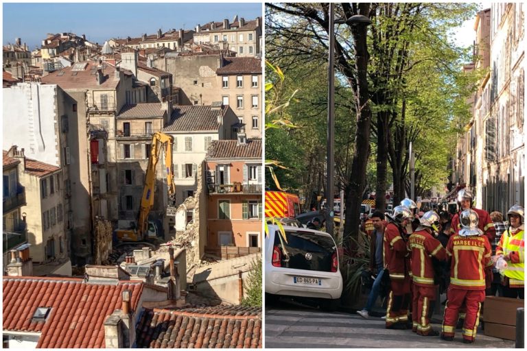 Marseille, kolaps budovy