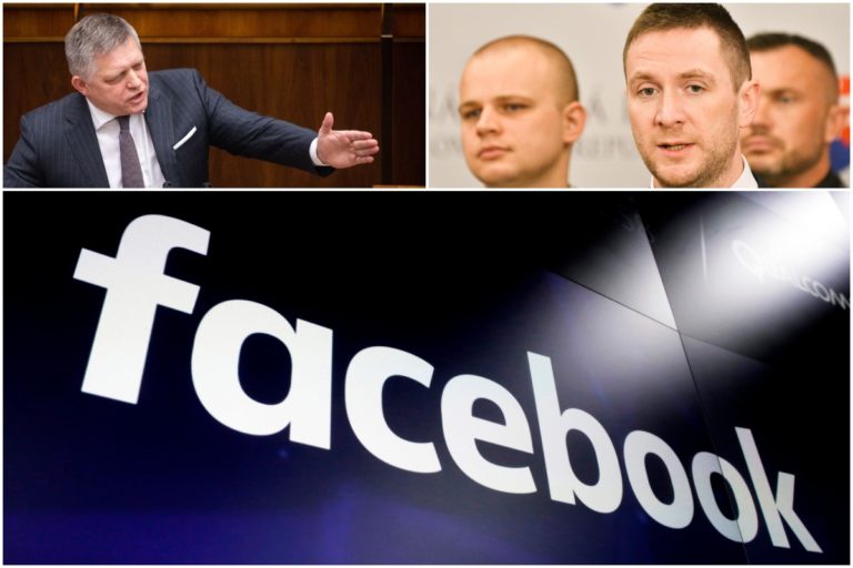 Fico, Mazurek, Uhrík, Facebook