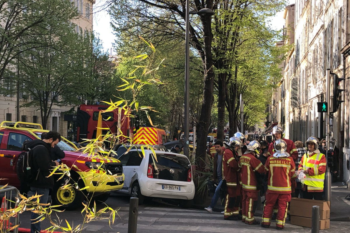 Marseille, kolaps budovy