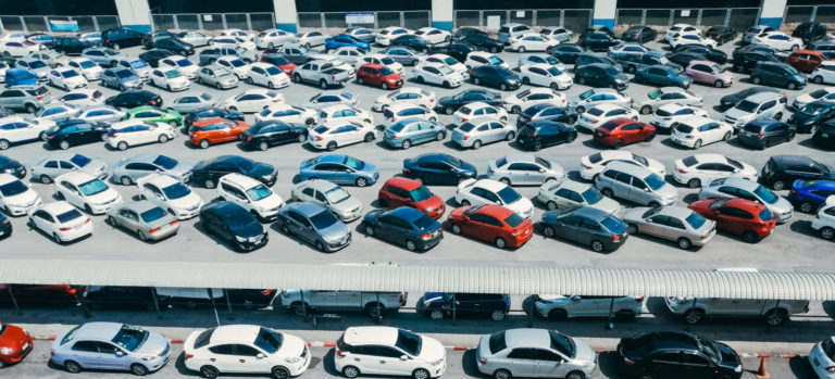 Autá, parkovisko, predaj, automobily