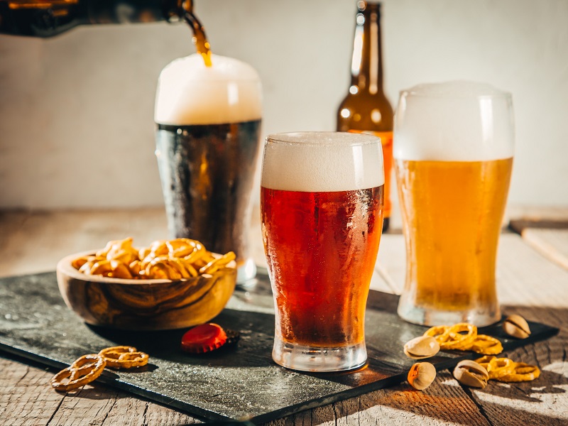 Different types of beer