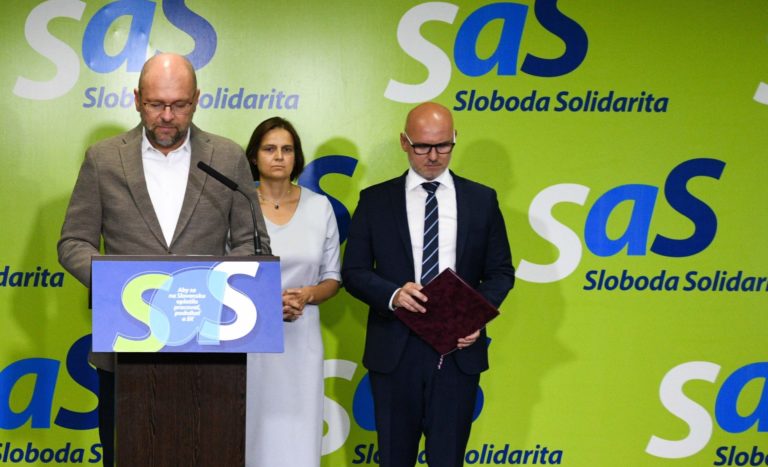Richard Sulík, Mária Kolíková, Branislav Grohling