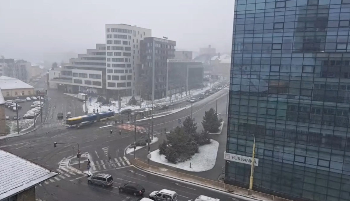 Sneženie, Košice