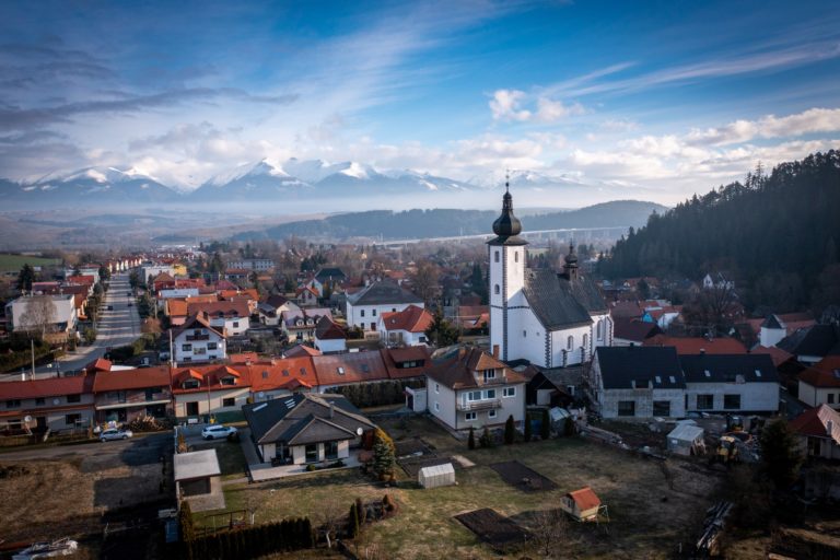 Kostol sv. Jána Krstiteľa v Liptovskom Jáne.