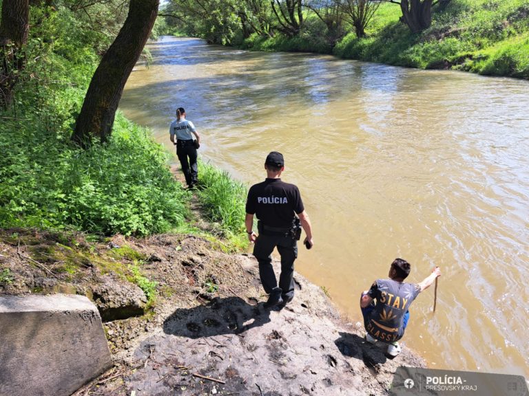 pátranie, rieka Ondava, Stropkov, polícia