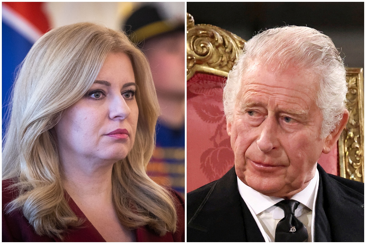 Zuzana Čaputová, britský kráľ Karol III.