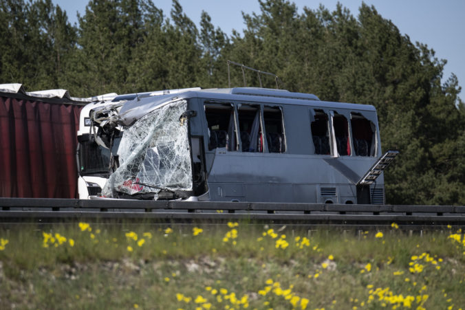 Nemecko, havária autobusu