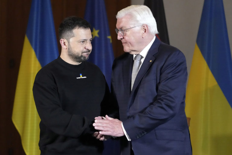 Nemecký prezident, Ukrajinský prezident, Volodymyr Zelenskyj, Frank Walter Steinmeier