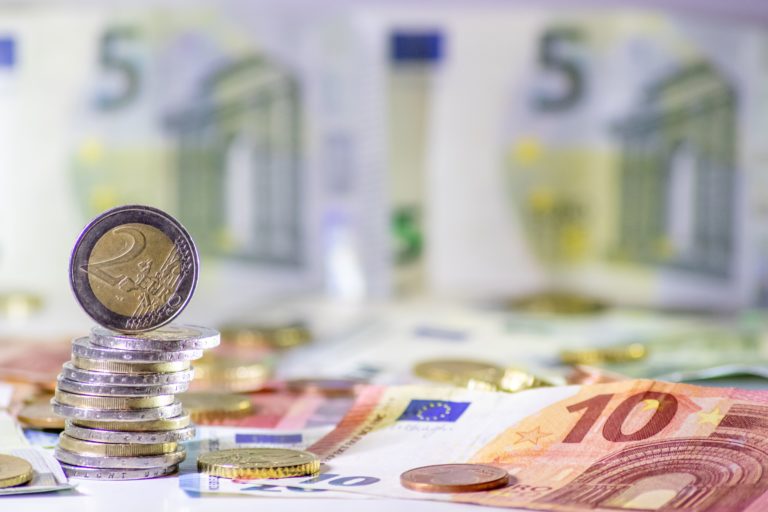 Peniaze, Euro